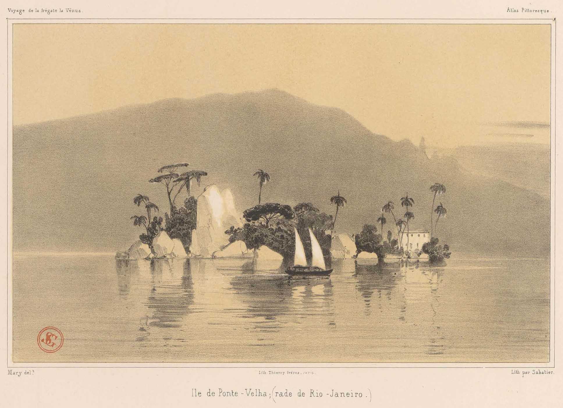 Île de Ponte-Velha (rade de Rio-Janeiro.)